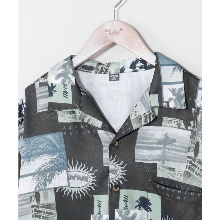 【カヒコ】キプカイメンズシャツ【SURF&Palms】 | アミナコレクション  | 詳細画像12 