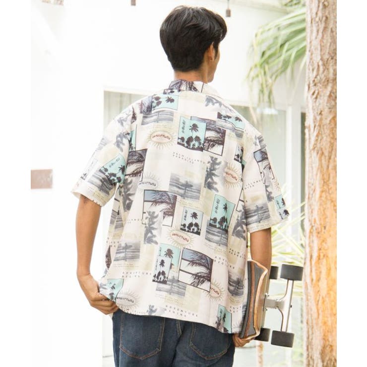 【カヒコ】キプカイメンズシャツ【SURF&Palms】 | アミナコレクション  | 詳細画像2 