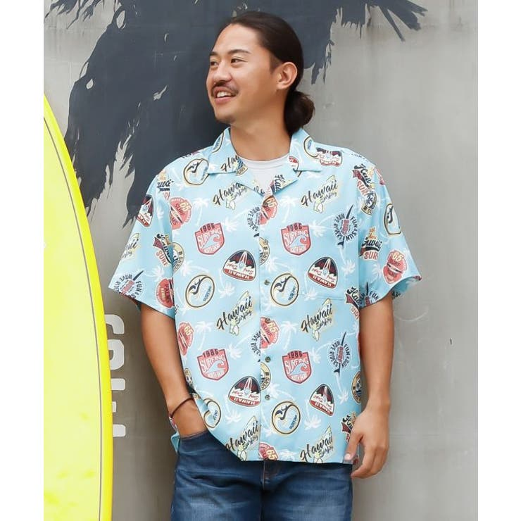 【カヒコ】キプカイメンズシャツ【SURF&Palms】 | アミナコレクション  | 詳細画像4 