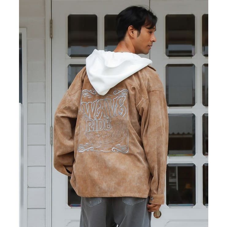 ベージュ | 【カヒコ】ジョディWAYメンズジャケット【SURF&Palms】 | アミナコレクション 