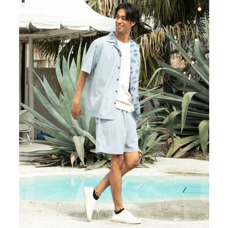 【カヒコ】メンツァーメンズハーフパンツ【SURF&Palms】 | アミナコレクション  | 詳細画像1 