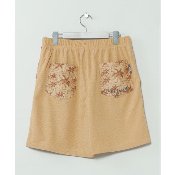 ベージュ | 【カヒコ】メンツァーメンズハーフパンツ【SURF&Palms】 | アミナコレクション 