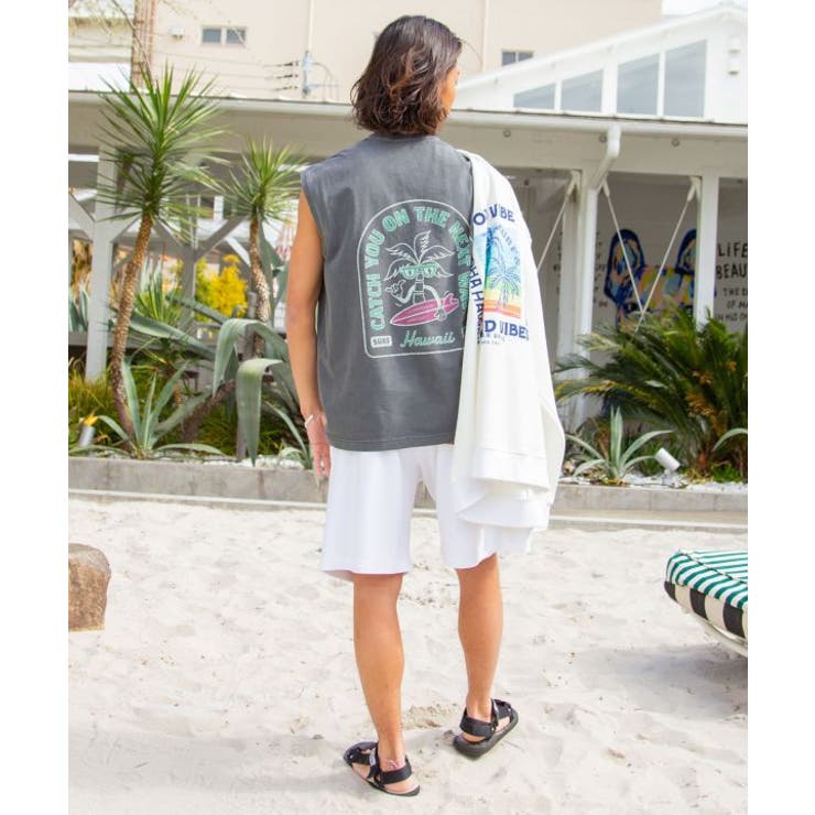 【カヒコ】マニュエルメンズタンクトップ【SURF&Palms】 | アミナコレクション  | 詳細画像1 