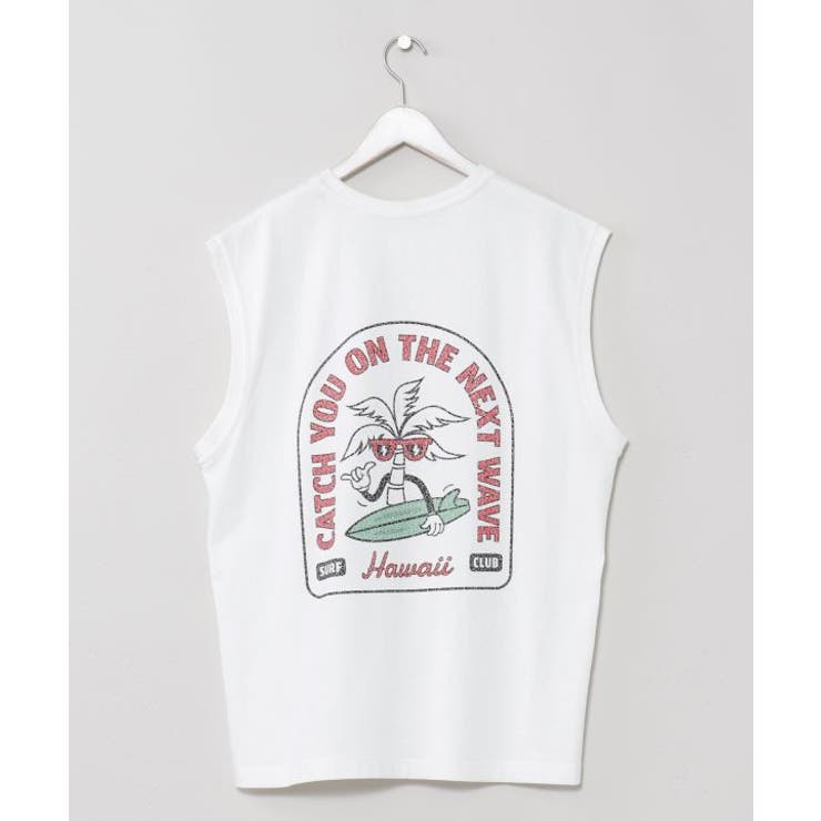 ホワイト系その他 | 【カヒコ】マニュエルメンズタンクトップ【SURF&Palms】 | アミナコレクション 