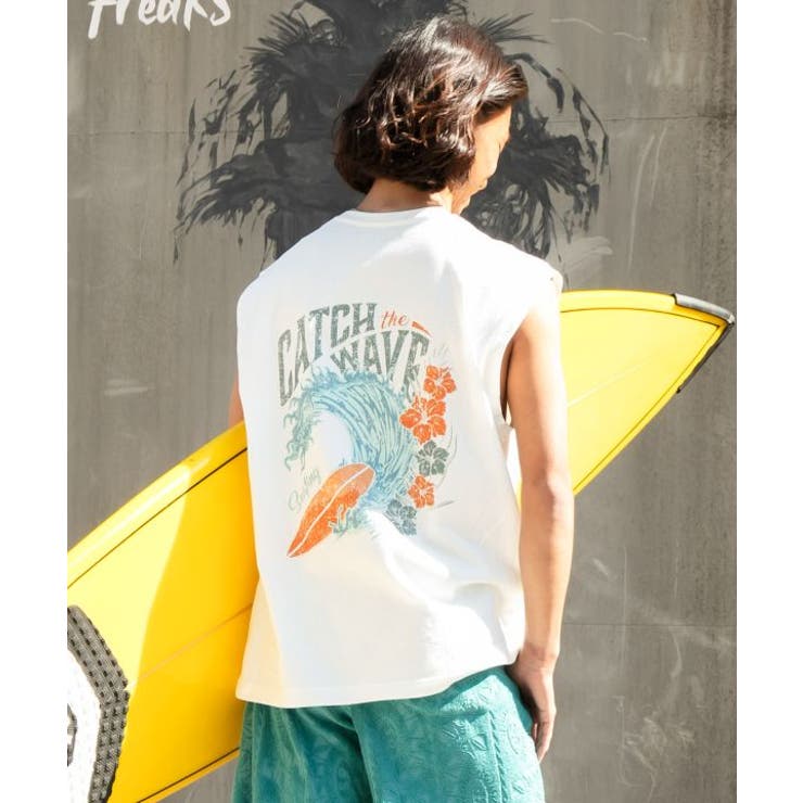 ホワイト系その他2 | 【カヒコ】マニュエルメンズタンクトップ【SURF&Palms】 | アミナコレクション 