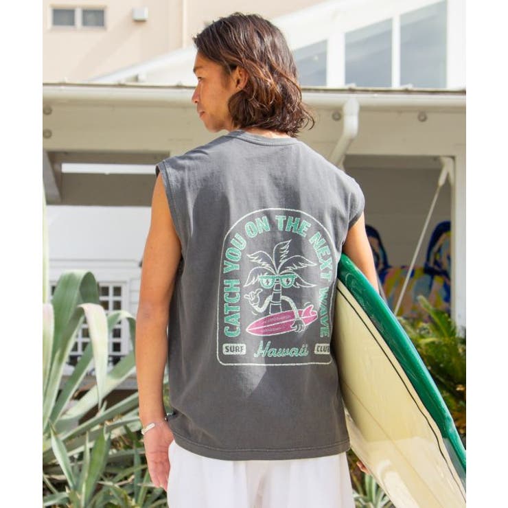 ブラック系その他 | 【カヒコ】マニュエルメンズタンクトップ【SURF&Palms】 | アミナコレクション 