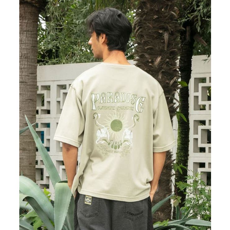 カーキ | 【カヒコ】ピアヒメンズＴシャツ【SURF&Palms】 | アミナコレクション 
