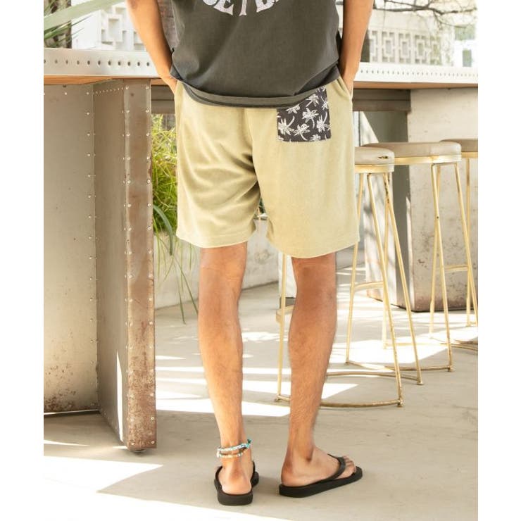 カーキ | 【カヒコ】アカラメンズハーフパンツ | アミナコレクション 