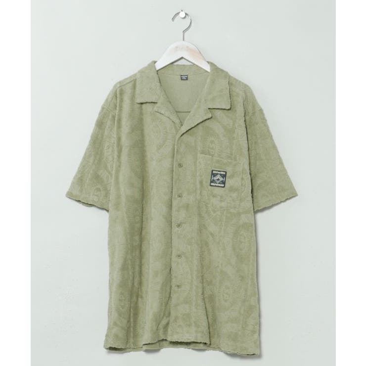 カーキ | 【カヒコ】ヒオラニメンズシャツ【SURF&Palms】 | アミナコレクション 