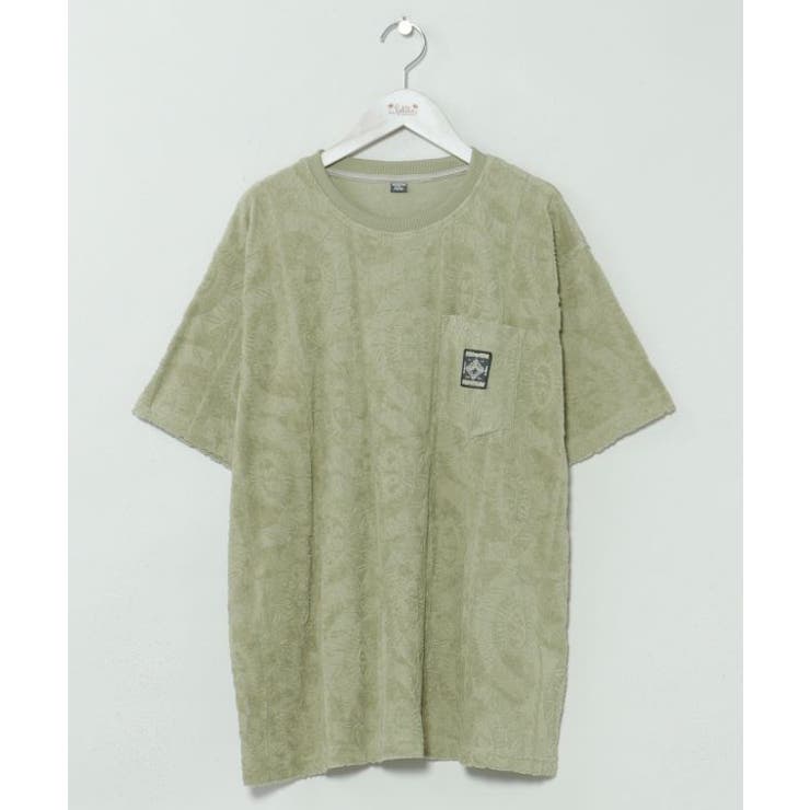 カーキ | 【カヒコ】ヒオラニメンズＴシャツ【SURF&Palms】 | アミナコレクション 