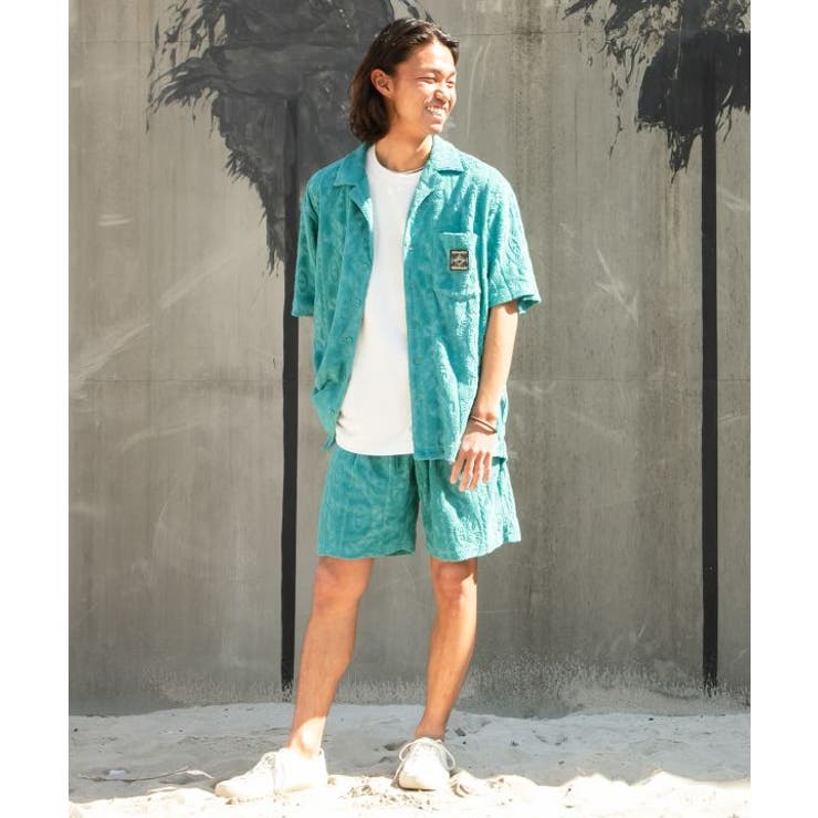 【カヒコ】ヒオラニメンズハーフパンツ【SURF&Palms】 | アミナコレクション  | 詳細画像2 