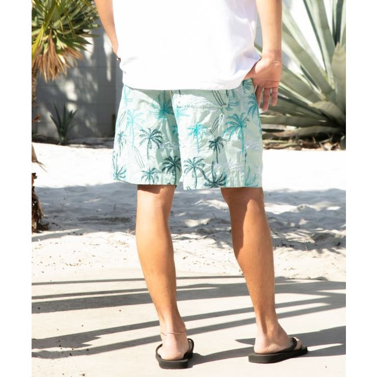 【カヒコ】アイナロアメンズハーフパンツ【SURF&Palms】 | アミナコレクション  | 詳細画像4 