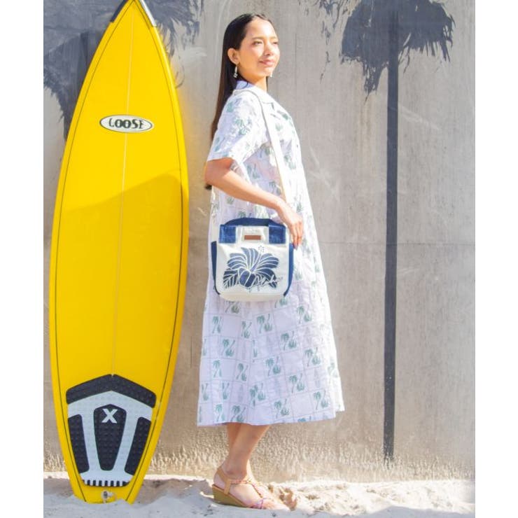 【カヒコ】アイナロアシャツワンピース【SURF&Palms】 | アミナコレクション  | 詳細画像1 