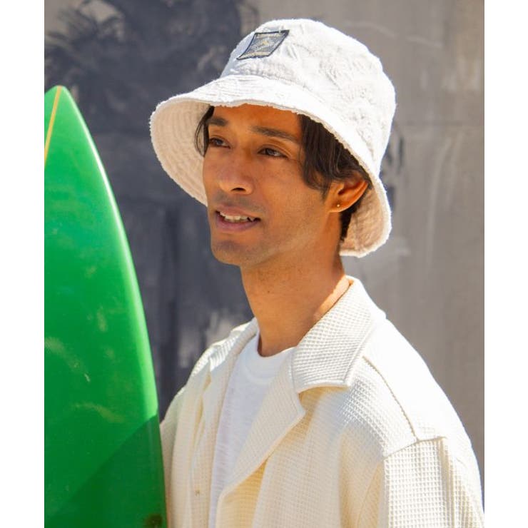 ホワイト | 【カヒコ】ヒオラニハット【SURF&Palms】 | アミナコレクション 