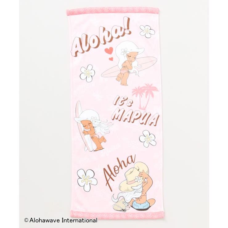ピンク | 【カヒコ】フェイスタオル【ALOHA MAPUA】 | アミナコレクション 