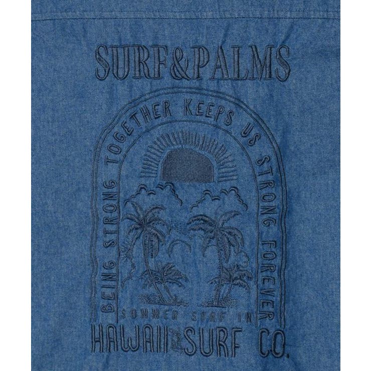 【カヒコ】【SURF&Palms】イタロメンズシャツ | アミナコレクション | 詳細画像15 