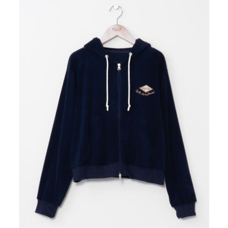 ネイビー | 【カヒコ】ジョンジップアップパーカー【SURF&Palms】 | アミナコレクション 