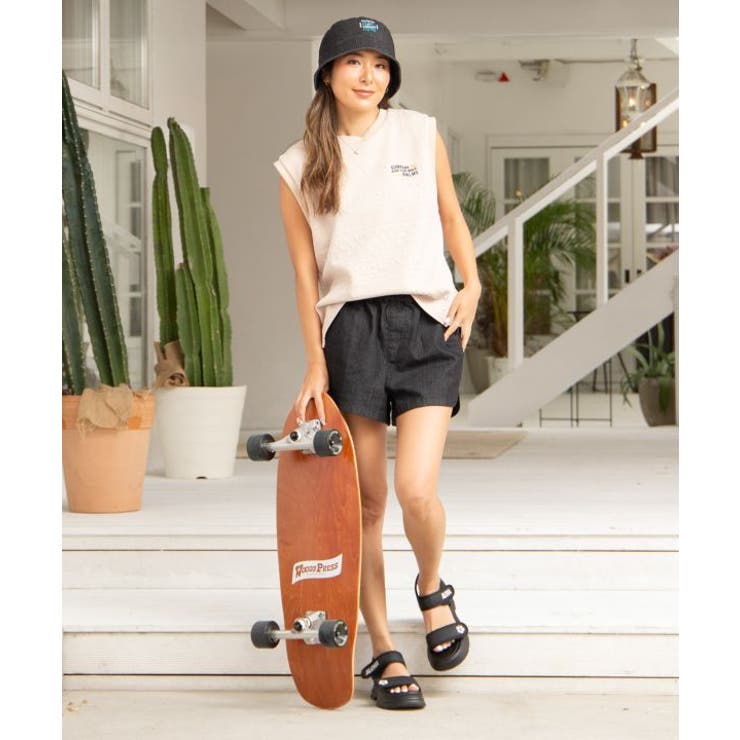 【カヒコ】テイクデニムショートパンツ【SURF&Palms】 | アミナコレクション  | 詳細画像2 