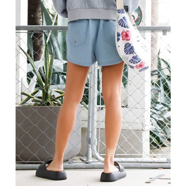 ライトブルー | 【カヒコ】テイクデニムショートパンツ【SURF&Palms】 | アミナコレクション 
