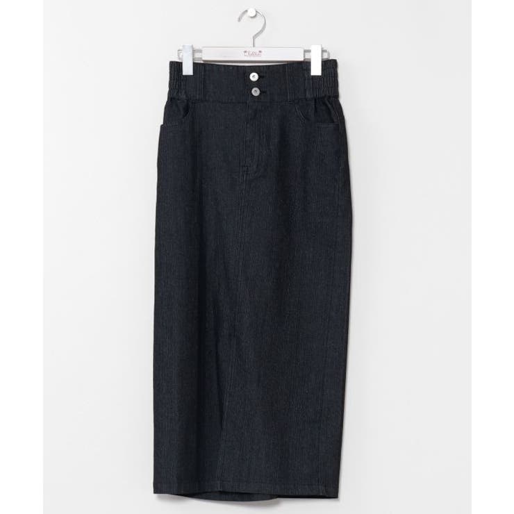 ブラック | 【カヒコ】テイクデニムスカート【SURF&Palms】 | アミナコレクション 