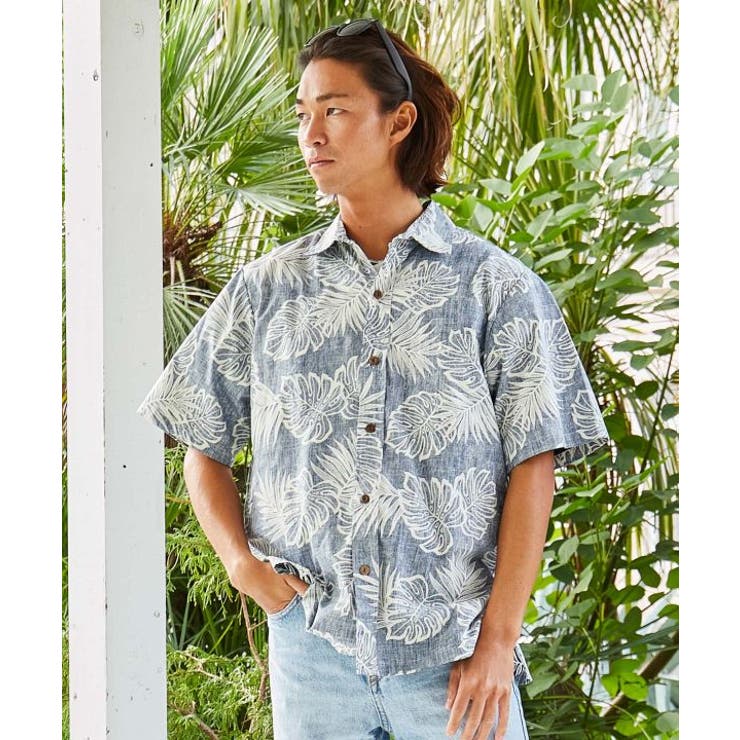 【カヒコ】カウアイアロハメンズシャツ【TWO PALMS】 | アミナコレクション | 詳細画像2 