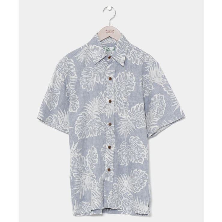 グレー系その他 | 【カヒコ】カウアイアロハメンズシャツ【TWO PALMS】 | アミナコレクション
