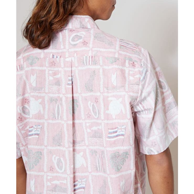 【カヒコ】フラッグアロハメンズシャツ【TWO PALMS】 | アミナコレクション | 詳細画像11 