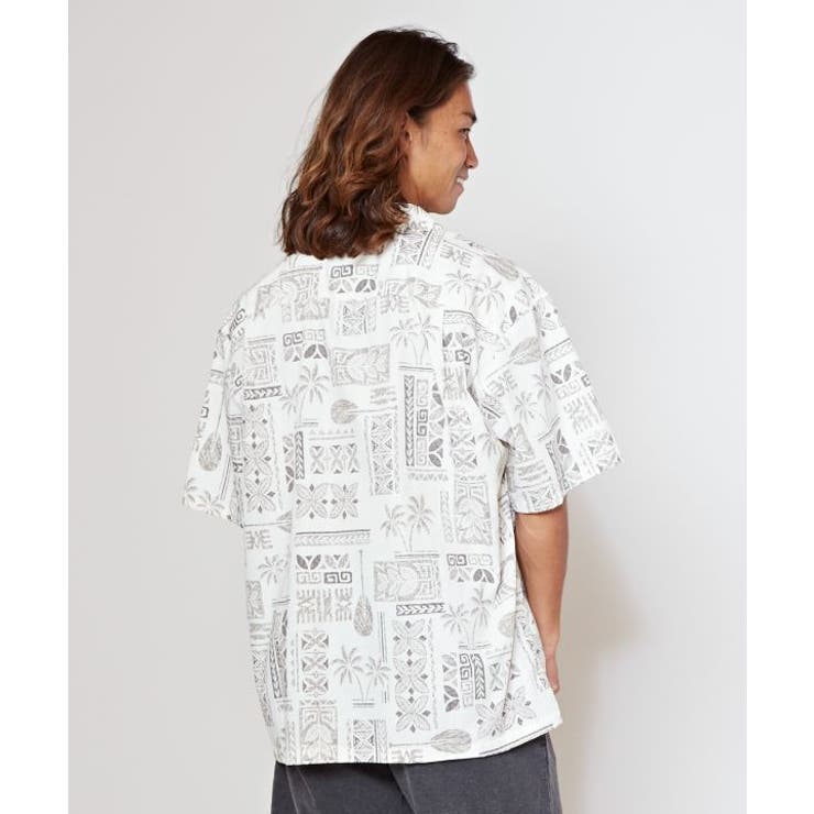 【カヒコ】トラデタパアロハメンズシャツ | アミナコレクション | 詳細画像10 