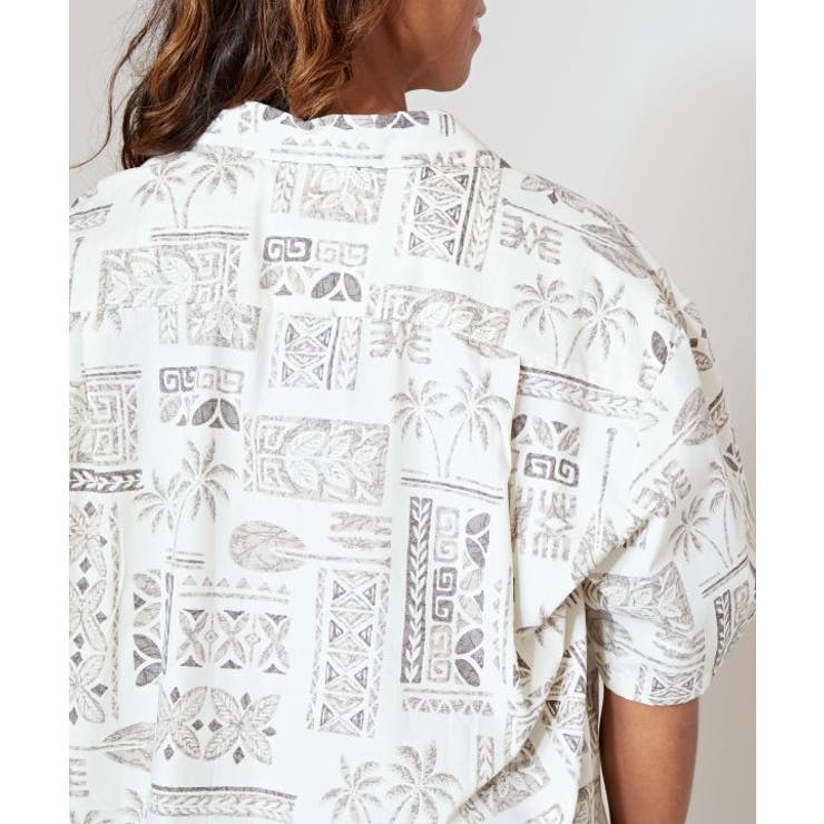 【カヒコ】トラデタパアロハメンズシャツ | アミナコレクション | 詳細画像11 