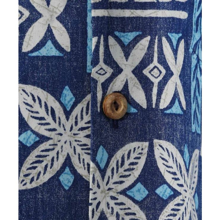 【カヒコ】トラデタパアロハメンズシャツ | アミナコレクション | 詳細画像16 