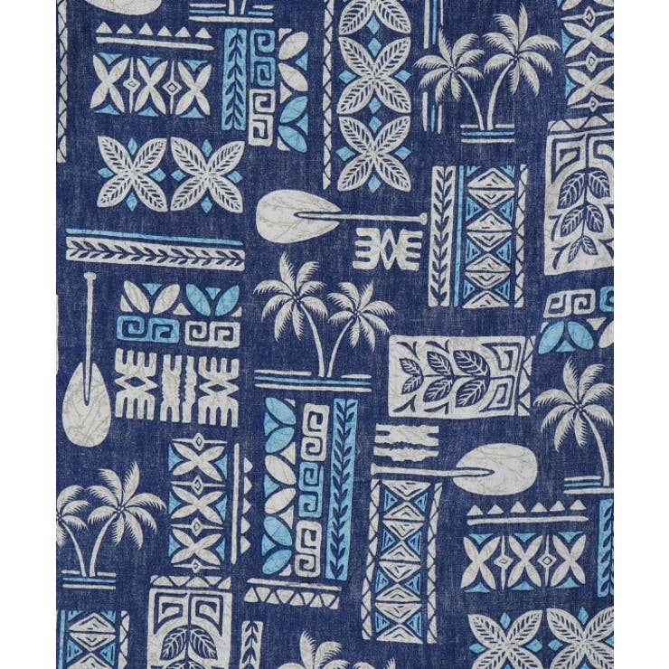 【カヒコ】トラデタパアロハメンズシャツ | アミナコレクション | 詳細画像17 