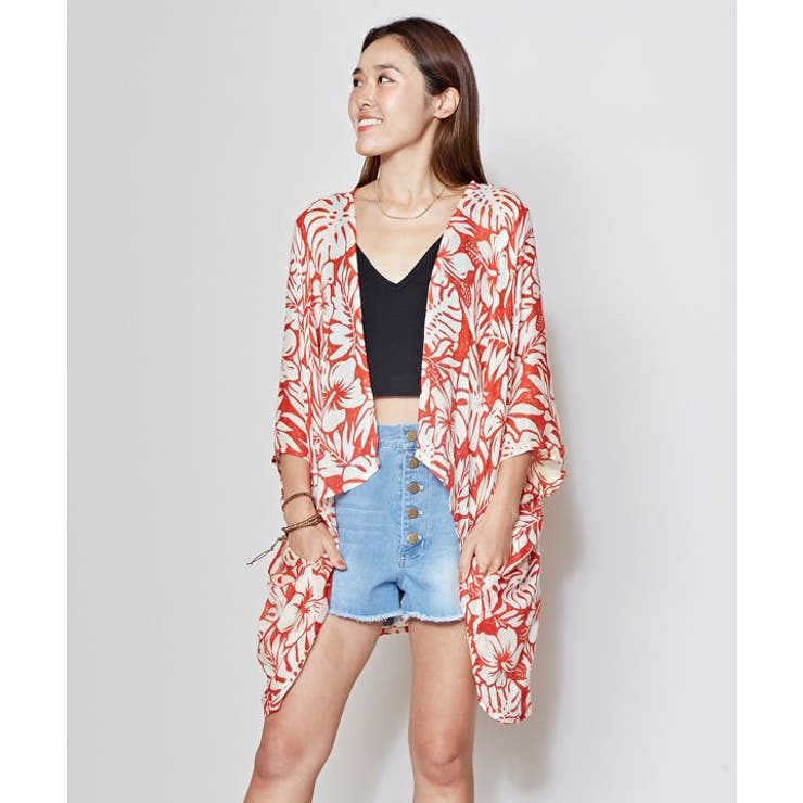 レッド | 【カヒコ】【ＵＶカット加工】カヒクカーディガン | アミナコレクション 