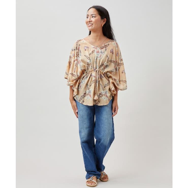 【カヒコ】【UVカット加工】ニニウトップス | アミナコレクション  | 詳細画像2 