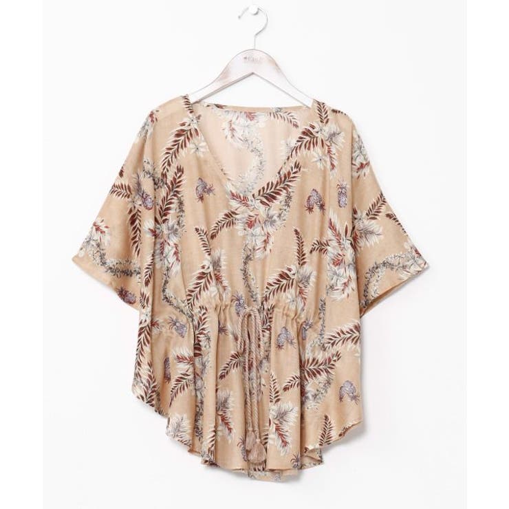 ベージュ | 【カヒコ】【UVカット加工】ニニウトップス | アミナコレクション 