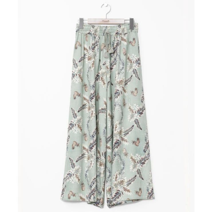 【カヒコ】ニニウワイドパンツ | アミナコレクション  | 詳細画像1 