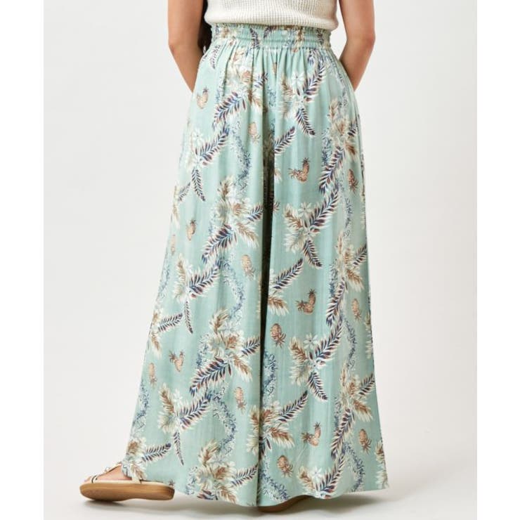 グリーン | 【カヒコ】ニニウワイドパンツ | アミナコレクション 