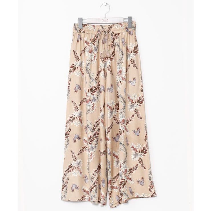 ベージュ | 【カヒコ】ニニウワイドパンツ | アミナコレクション 