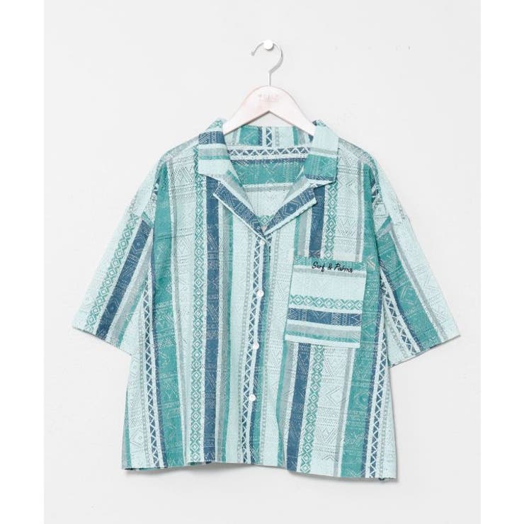 ブルー | 【カヒコ】ハエナシャツ【SURF&Palms】 | アミナコレクション 