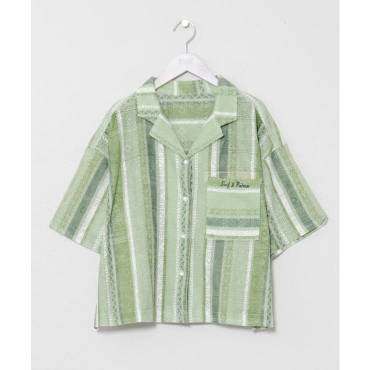 グリーン | 【カヒコ】ハエナシャツ【SURF&Palms】 | アミナコレクション 