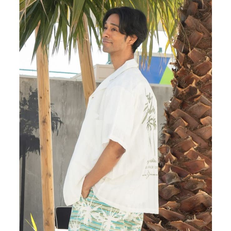 【カヒコ】カホヌアメンズシャツ【SURF&Palms】 | アミナコレクション  | 詳細画像3 