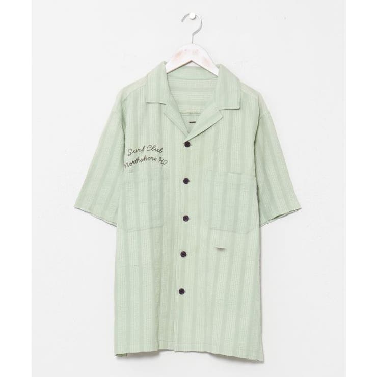 グリーン | 【カヒコ】カホヌアメンズシャツ【SURF&Palms】 | アミナコレクション 