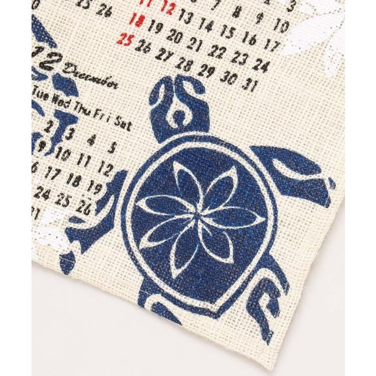 【カヒコ】【2026カレンダー】PALM TREE HONU TRIBAL | アミナコレクション  | 詳細画像1 