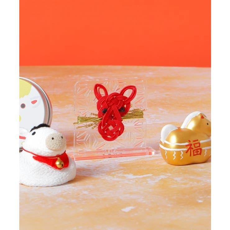 【カヤ】干支午 水引飾り | アミナコレクション  | 詳細画像1 