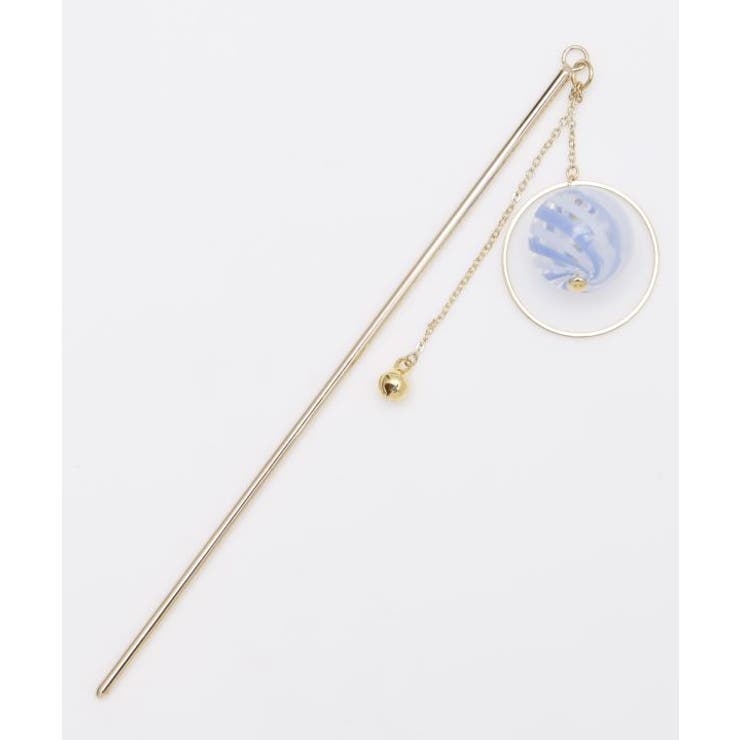 スカイブルー | 【カヤ】揺れヨーヨーかんざし | アミナコレクション 