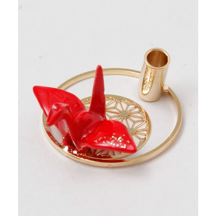 【カヤ】折り鶴お香立て | アミナコレクション  | 詳細画像2 