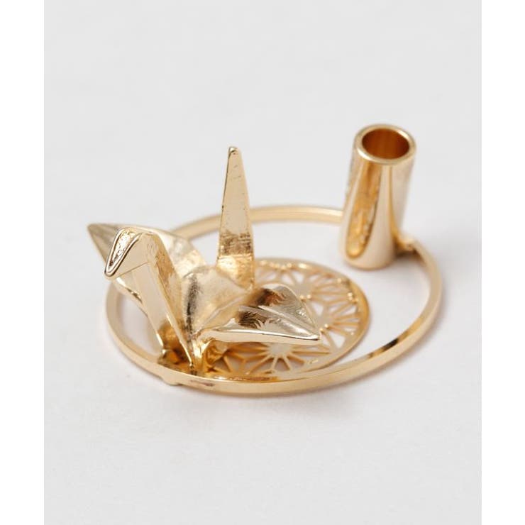 ゴールド | 【カヤ】折り鶴お香立て | アミナコレクション 