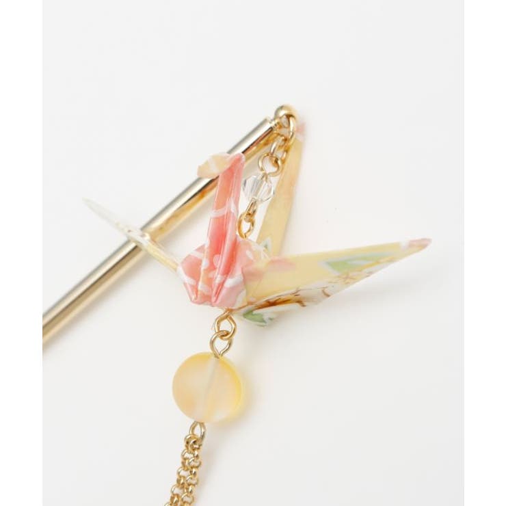 【カヤ】折り鶴揺れかんざし | アミナコレクション  | 詳細画像5 