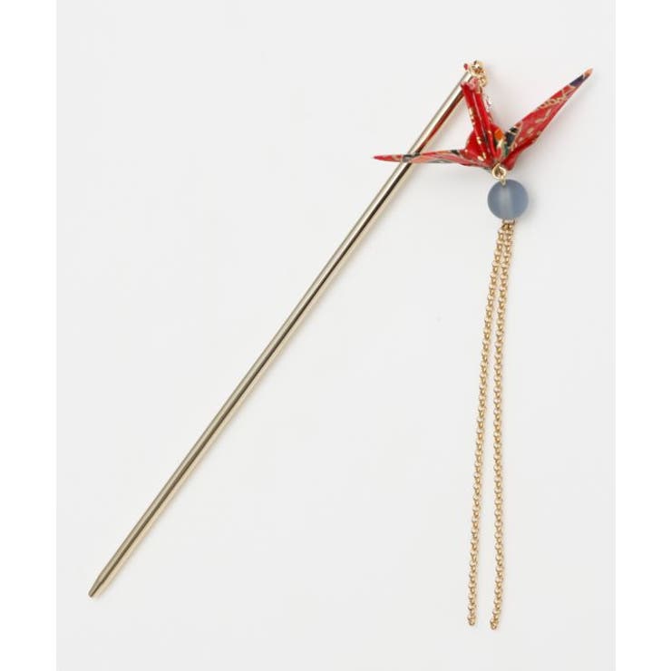 レッド系その他 | 【カヤ】折り鶴揺れかんざし | アミナコレクション 