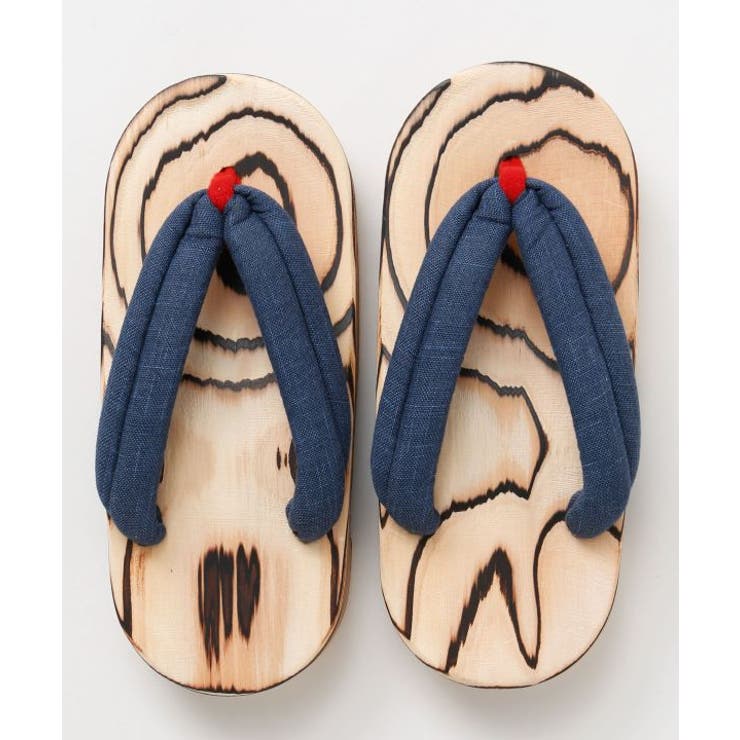 ブルー | 【カヤ】神代焼き下駄（23-25cm） | アミナコレクション 