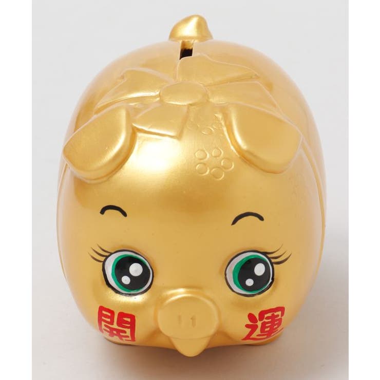 【カヤ】金の豚の貯金箱 大 | アミナコレクション  | 詳細画像3 